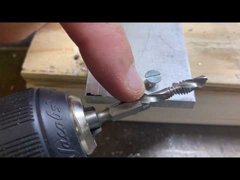 1/4-20 drill tap countersink in one bit