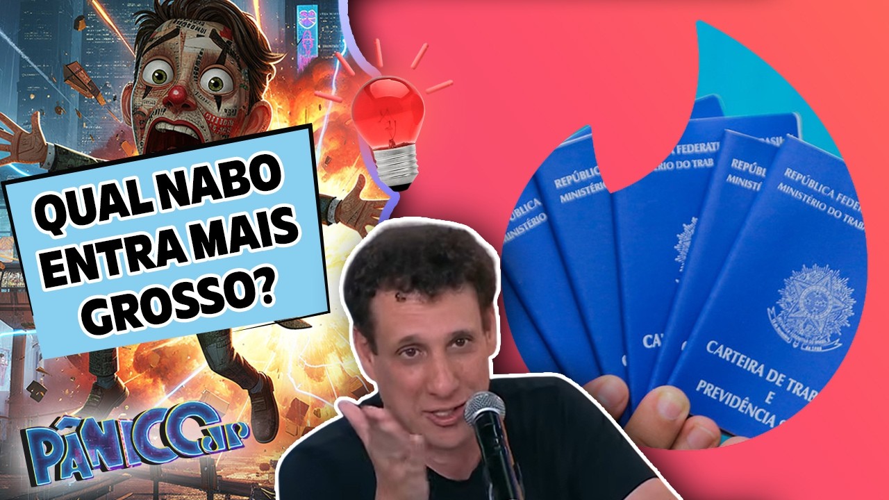 CONTA DE LUZ TIRA ENERGIA, TINDER DÁ TRABALHO E FOCA DA ECONOMIA DESFOCADA! SAMY DANA EM PÂNICO