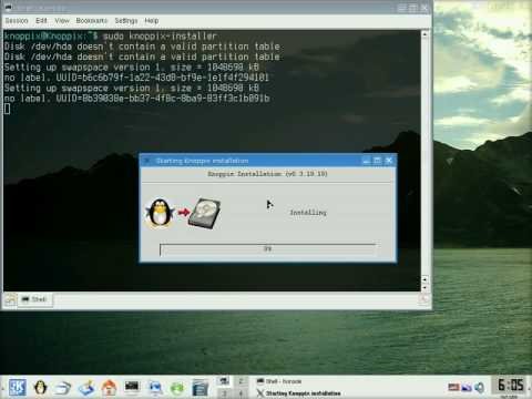 comment installer knoppix 7.0