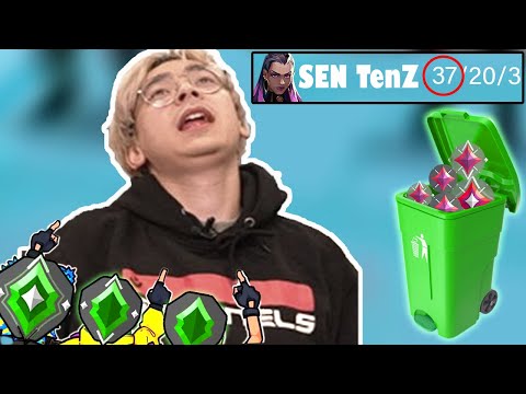 This is TenZ after he tried to Solo carry Ascendants vs 5 immortals ft Kanpeki...