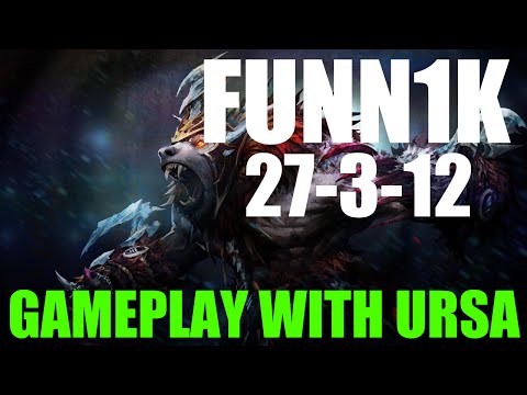 Dota 2: Funn1k gameplay with Ursa RMM