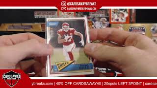 CardsawayBreaks Live  |  10 Box HR Football Mixer #49 August 8th, 2020