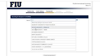 How to Order FIU Transcripts