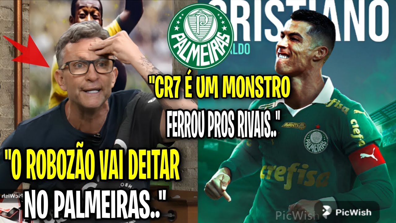 CRAQUE NETO FICOU EM CHOQUE COM CRISTIANO RONALDO! "É UMA MAQUÍNA NO VERDÃO.. PALMEIRAS QUER CR7