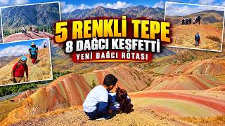 Kırmızı, yeşil, sarı... Dağcıların yeni rotası Gökkuşağı Tepeleri