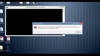 Remove Client.exe Error Message – Windows cannot find c:\program files(x86)\search Extensions\client
