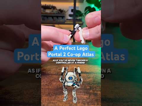 A PERFECT Lego Portal 2 Co-op Atlas #lego #portal2 #portal