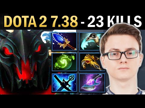 Shadow Fiend Gameplay Miracle with 23 Kills and 1000 GPM - Dota 2 7.38