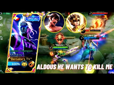 MOSKOV NEW SKIN JAVELIN CHAMPION ALDOUS HE WANTS TO KILL ME WATCH UNTIL THE END