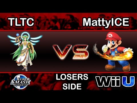 Super Smash Sundays 32 - AHB | TLTC (Palutena) Vs. MattyICE (Mario) Losers Side - Smash Wii U