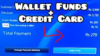 HOW TO PURCHASE PS4 GAMES WITH WALLET FUNDS & CREDIT CARD | HOW TO USE PS BALANCE WALLET FUNDS