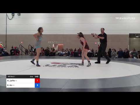 58 Kg Rr Rnd 1 - Haylie Jaffe, PA Vs Genevieve An, GA