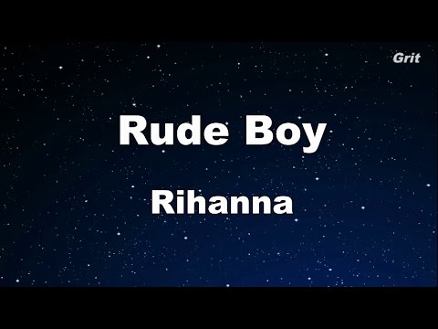 Rude Boy - Rihanna Karaoke 【With Guide Melody】 Instrumental