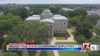 Who are the highest-paid NC government employees