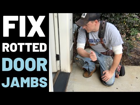 How To Repair Rotted Door Jambs - YouTube