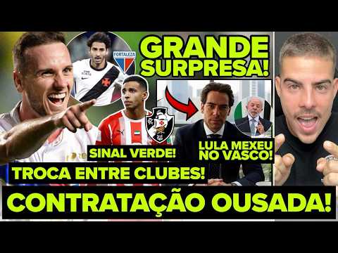 EXCELENTE NOTÍCIA NO VASCO! CONTRATAÇÃO OUSADA! SINAL VERDE PARA VICTOR SÁ! TROCA: POCHETINO POR JP!