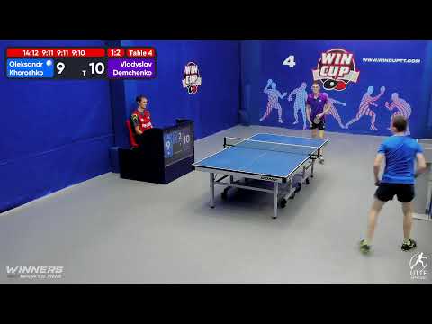 02:30  Соловей 3-1 Киреев  /  03:00  Хорошко 1-3 Демченко  стол 4  ЮГ-7  29.07.22