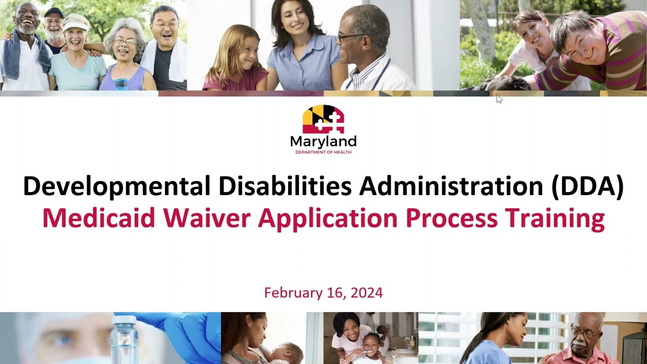 DDA Waiver Medicaid Waiver Application Process Training 2-16-24
