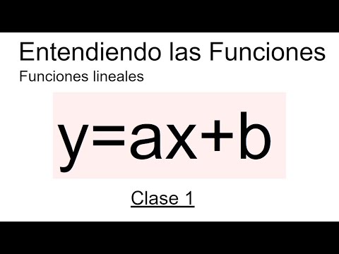 Funciones Lineales. Representación.