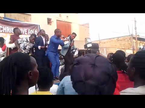 Jalogo Elijah ministering in Dandora Crusade.