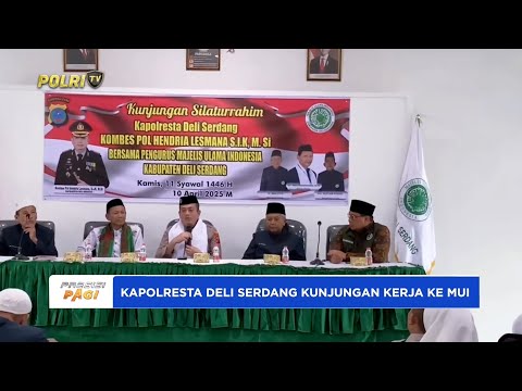 KAPOLRESTA DELI SERDANG KUNJUNGAN KERJA KE KANTOR MUI