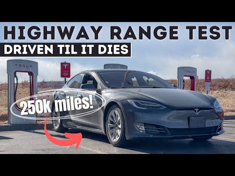 250k Mile Tesla Model S Range Test! 2019 Standard Range Run At 70-MPH Until Dead