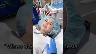 Anesthesia kicking in 💉