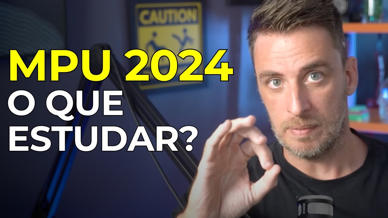 8 MATÉRIAS QUE IRÃO CAIR NO CONCURSO MPU 2024