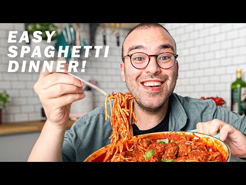 Easy Spaghetti And Meatball Weeknight Dinner! - TSL Everyday