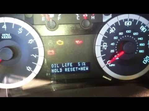 How to Reset the Oil Life on a Ford Escape