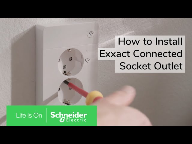 schneider electric 1-vägsuttag 16a med zigbee vit wiser