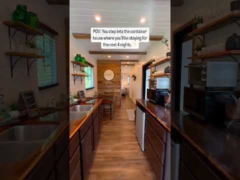 Luxury Container Home #40ft #containerhouse #airbnb #shippingcontainerhouse #design #tinyhome #house