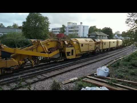 Freightliner Class 66556 + 66548 @ Lewes Working 6X04 - 15/10/19
