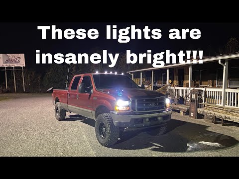 7.3 Powerstroke gets HUGE lighting upgrades!!! 05-07 headlights!