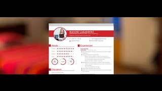 CV Moderne "Convaincant" - by Mycvfactory