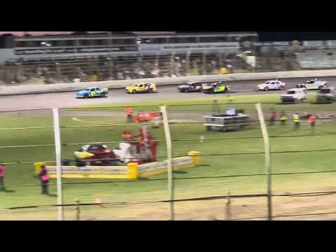 Aidan Raymont Massive Bike Modified Sedans Victorian Title Premier Speedway Warrnambool