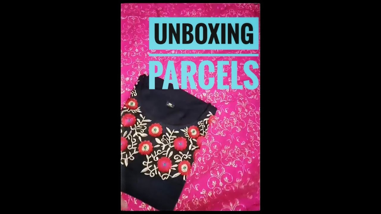 Unboxing parcels #1 / sharing experience