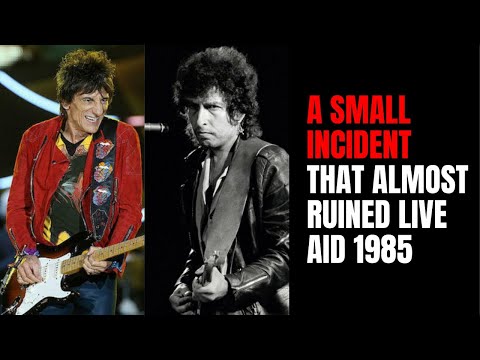 Behind Live Aid 1985: Bob Dylan and Ronnie Wood’s Unexpected Incident