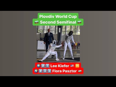 Plovdiv World Cup 2023 SWF - L4 - Lee Kiefer USA v Flora Pasztor HUN