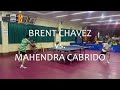 BRENT CHAVEZ vs. MAHENDRA CABRIDO 🇵🇭  🏓