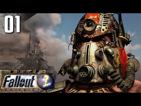 Fallout 2: 100% (Hard) Walkthrough Part 1 - Temple of Trials (No Commentary)