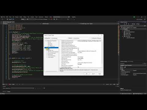How to Set up OpenGL in C++ with Visual Studio 2022: A Beginner's Guide