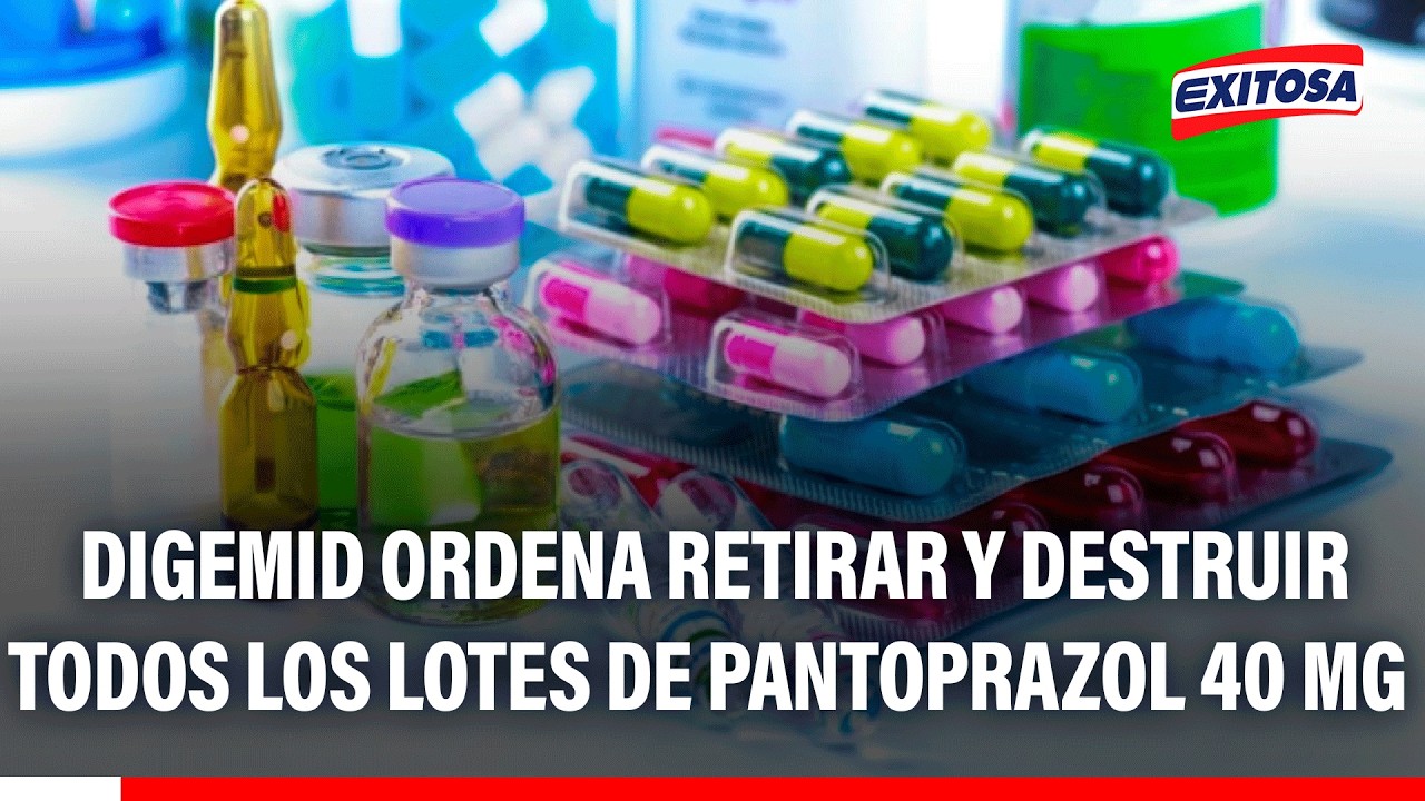 🔴🔵 Digemid ordena retirar y destruir todos los lotes de pantoprazol 40 Mg de QM Pharma
