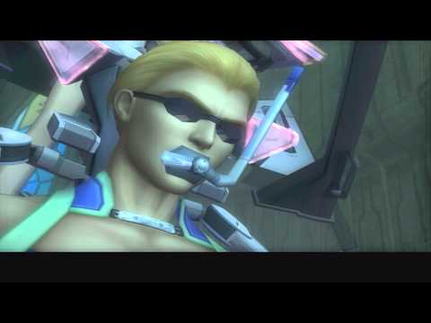 Xenosaga III HD Cutscene 300 - Ziggy vs. Voyager (Archon Cathedral) - JAPANESE - SWIMSUIT MODE