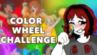 THE COLOR WHEEL ART CHALLENGE… with a TWIST?!.. || (art + commentary)