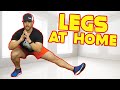 Leg Workout with NO EQUIPMENT ⚡ Follow Along At Home Routine