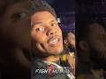 SHAKUR STEVENSON REACTS TO KAMBOSOS “ROBBERY”; SOUNDS OFF ON JUDGES!