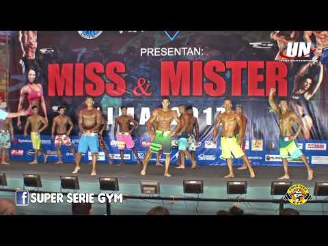MEN PHYSIQUE SENIOR 1.70 m. SEMIFINAL - MISS & MISTER LIMA 2017