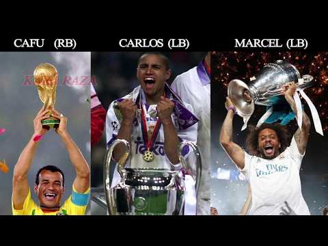 CAFU VS CARLOS VS MARCELO STATS
