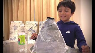How to make a homemade volcano Easy DIY science experiment for kids